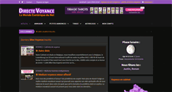 Desktop Screenshot of directe-voyance.com