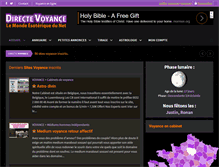 Tablet Screenshot of directe-voyance.com